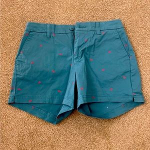 Size 4 Blue and Red lobster outdoor shorts. Perfect for hiking and the outdoors!